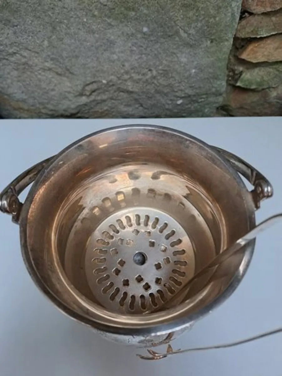 Silver plated ice bucket vintage - Image 3