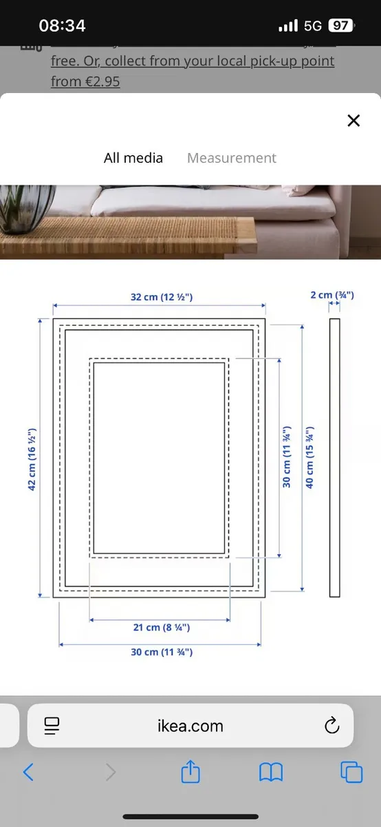 BEAND NEW 6 Picture frames - Image 2