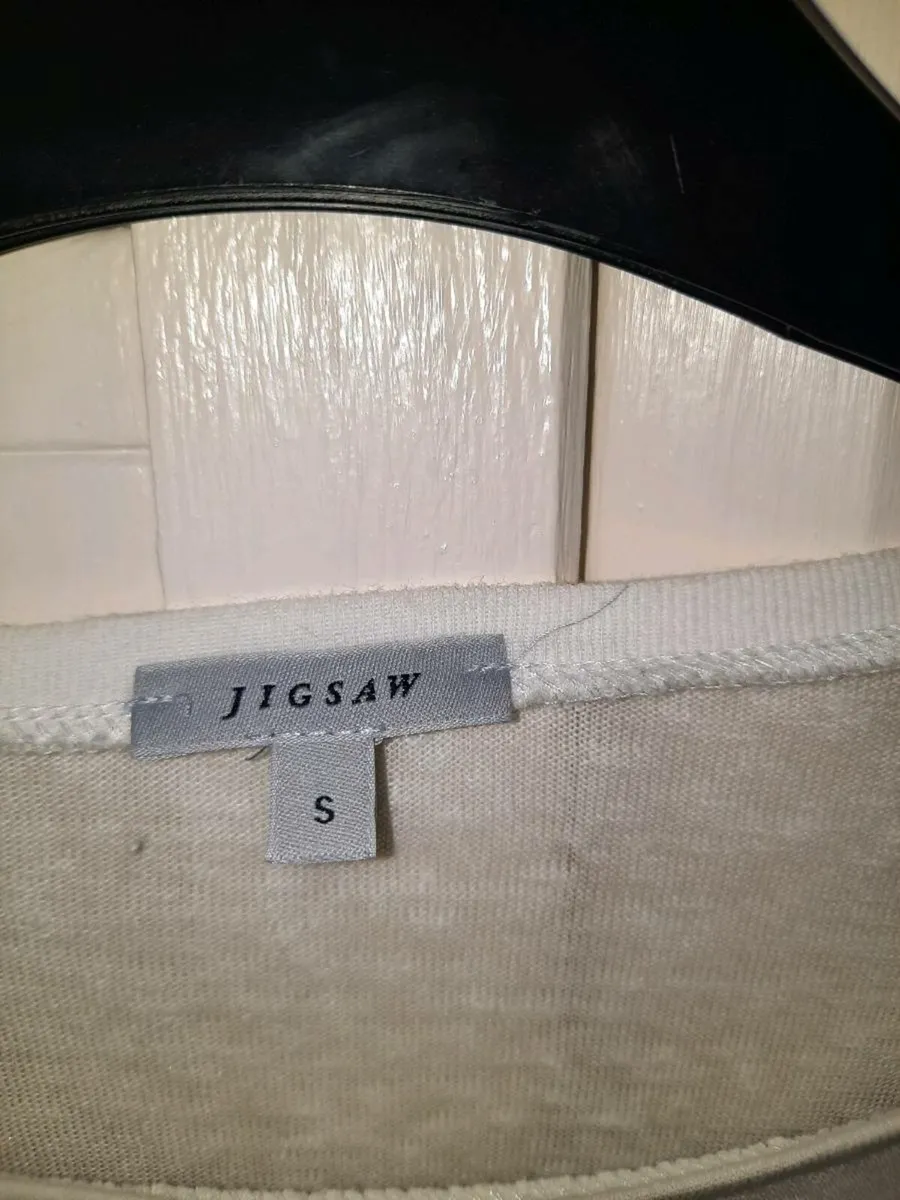 White linen cotton TShirt - Image 2