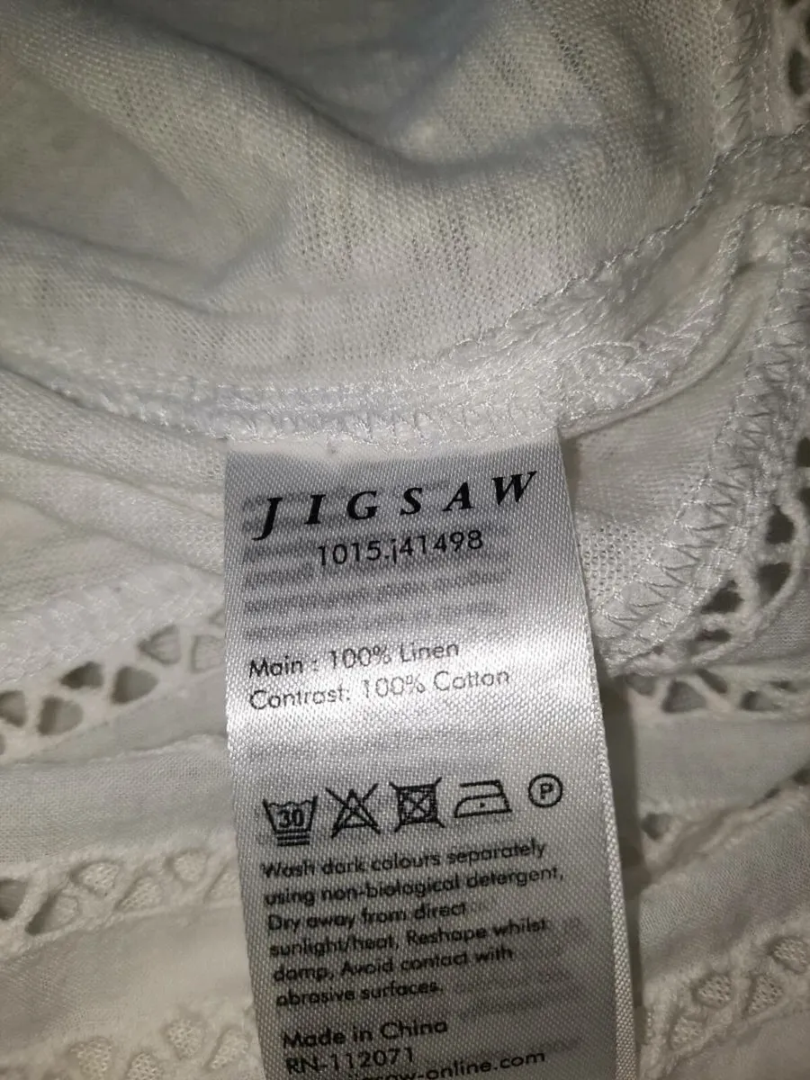 White linen cotton TShirt - Image 4