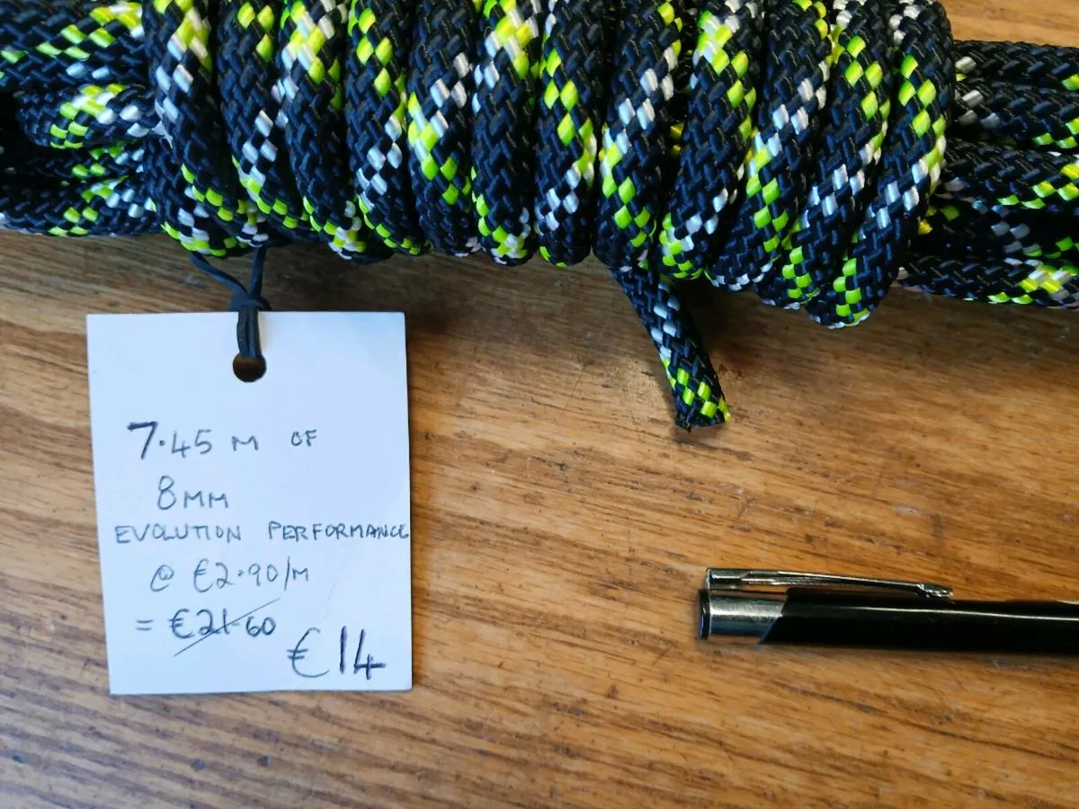 Sale: 7.45m of 8mm evo performance rope - Image 2