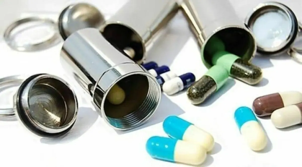 Aluminum Pill Box x 4 , Free Post - Image 2