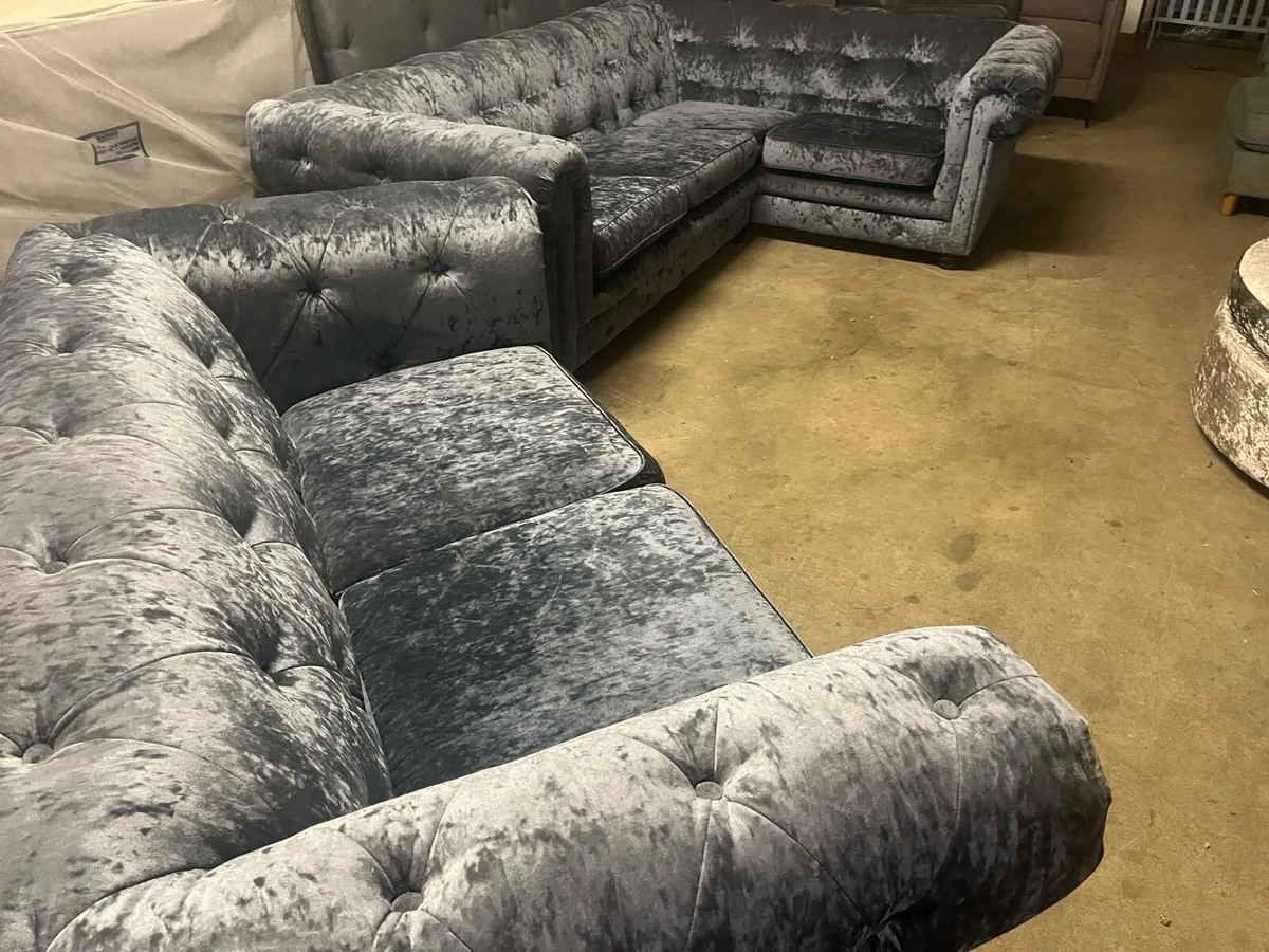 Chesterfield sofas DFS - Image 1