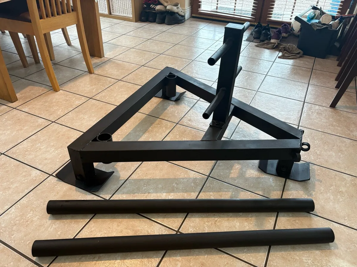 HEAVY GYM PROWLER / SLED, REMOVABLE UPRIGHTS! - Image 2