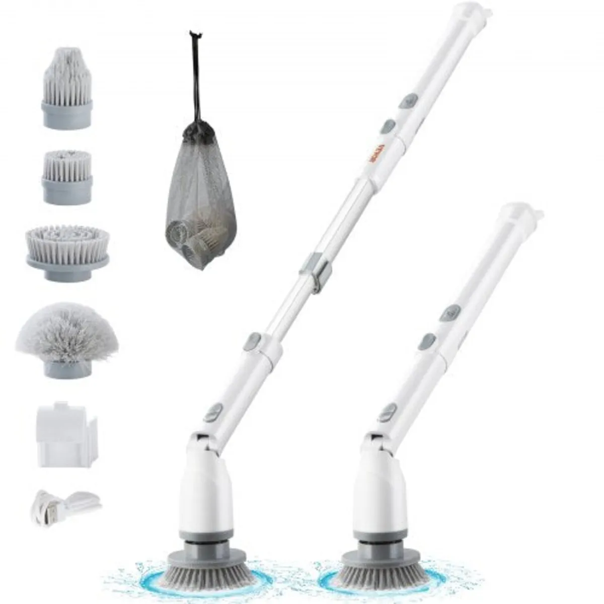 Electric Spin Scrubber, Cordless Cleaning Brush wi