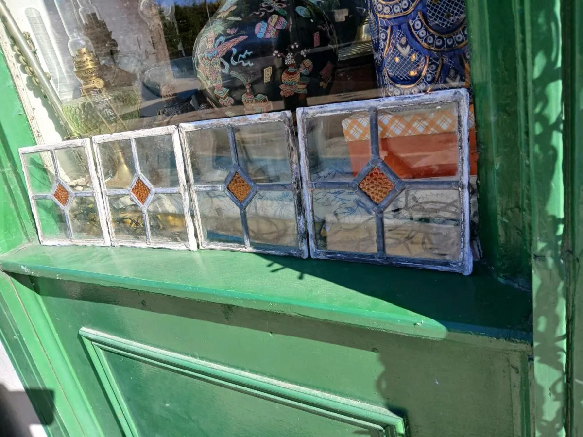 Stained glass panels - Image 1