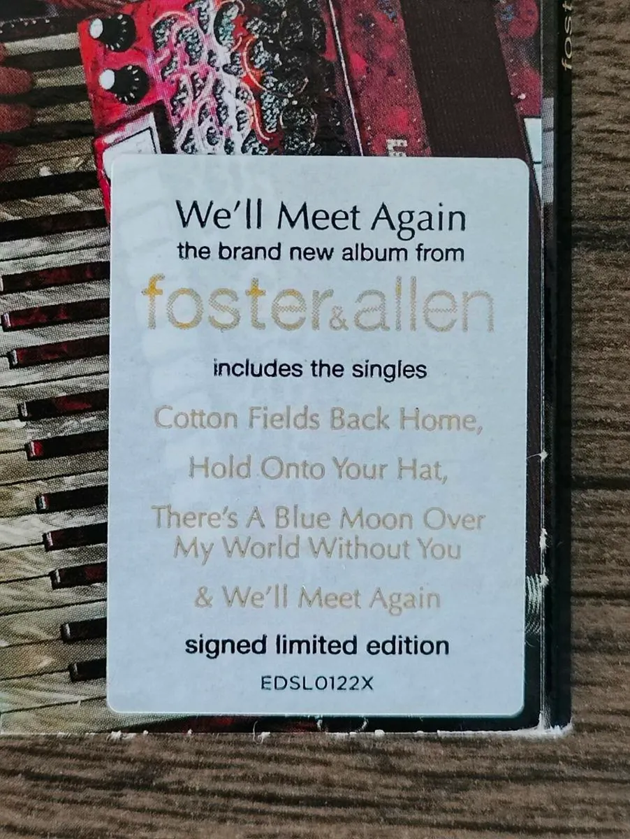 Foster And Allen SIGNED limited edition - Image 2