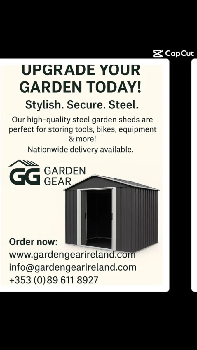 Steel Garden Sheds - Image 1