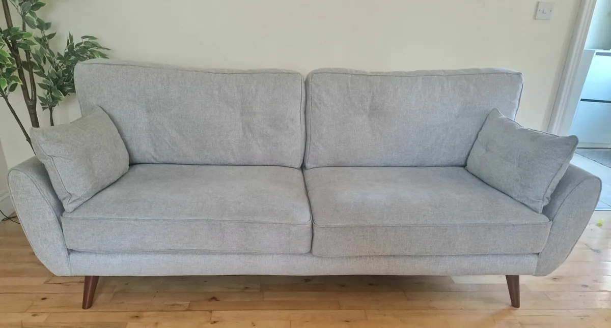 3 seater Fabric Sofa - Image 1