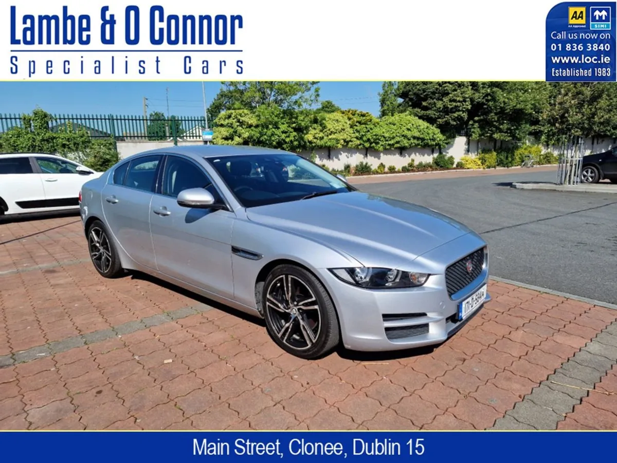Jaguar XE 2.0 D Prestige Silver MET / Black Leath - Image 3