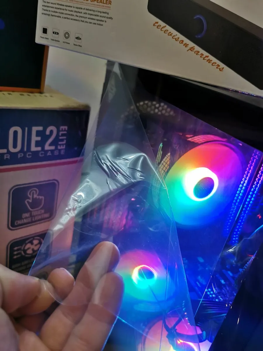 i7 PC GAMING COMPUTER MONITOR 1 TB SSD 10 FANS LED - Image 4