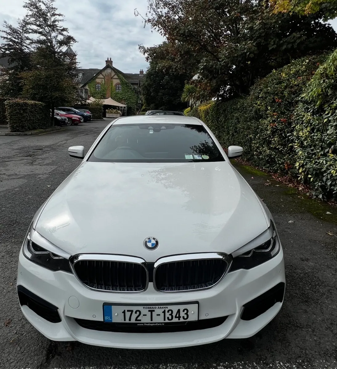 White BMW 5 series M-sport 520D automatic - Image 1