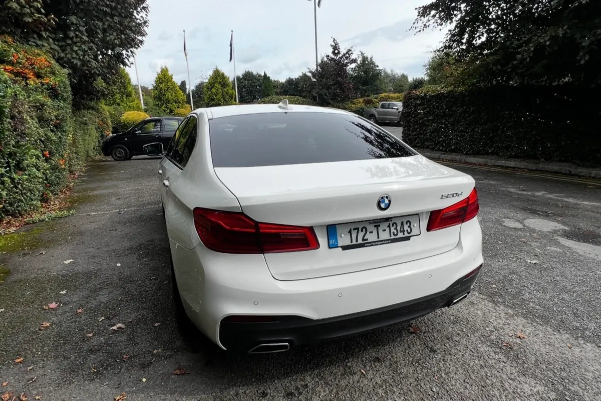 White BMW 5 series M-sport 520D automatic - Image 2