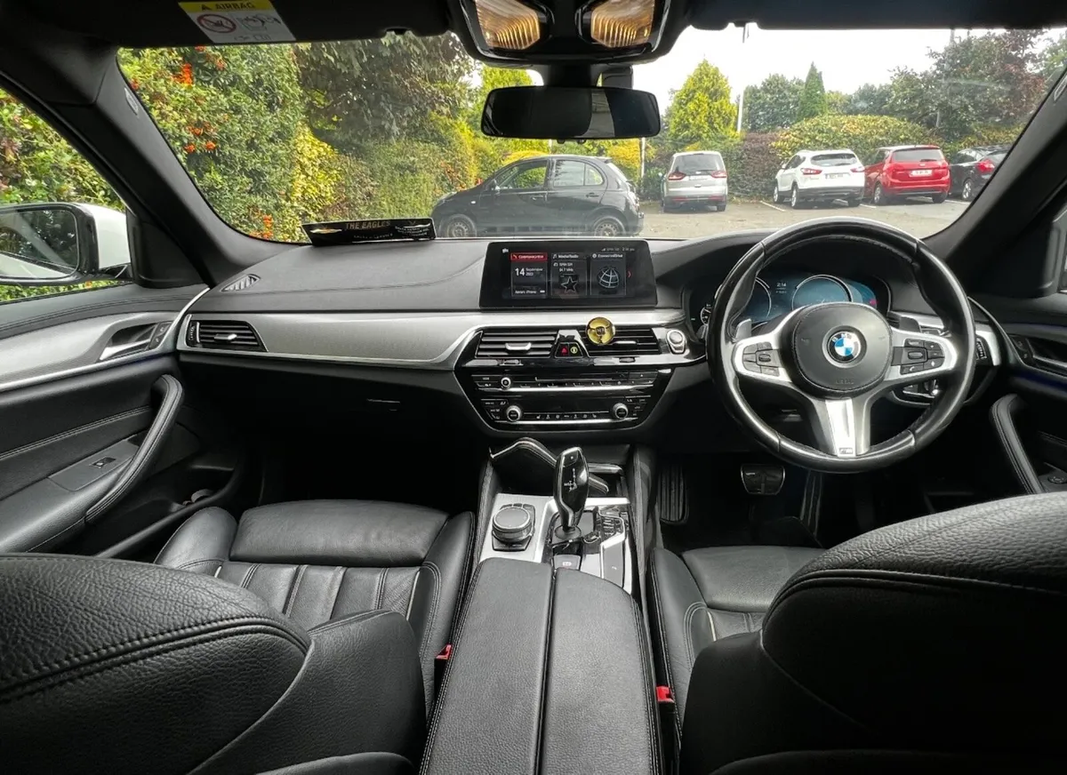 White BMW 5 series M-sport 520D automatic - Image 3