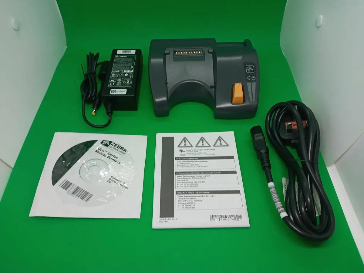 Delivery - 2 x New Zebra Single Ethernet Cradle - Image 1