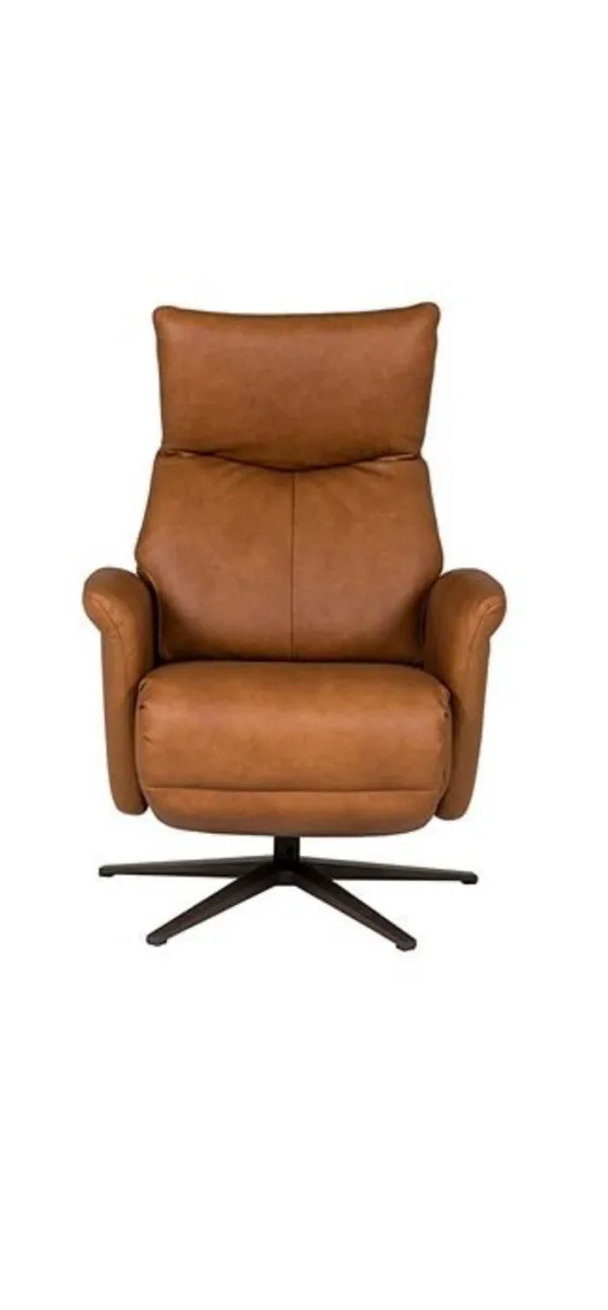 Leandro Electric Reclining Accent Chair - Tan - Image 2