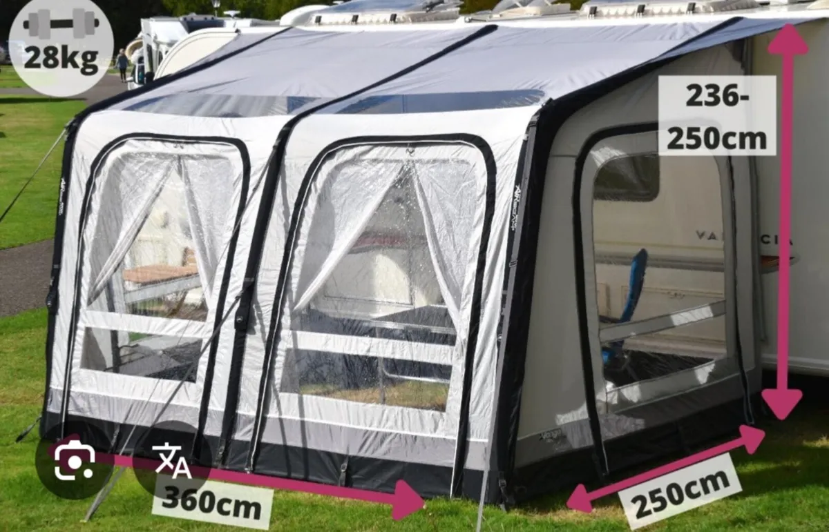 Awning vango ARAEDうの Varkala CONNECT 280 - Image 2