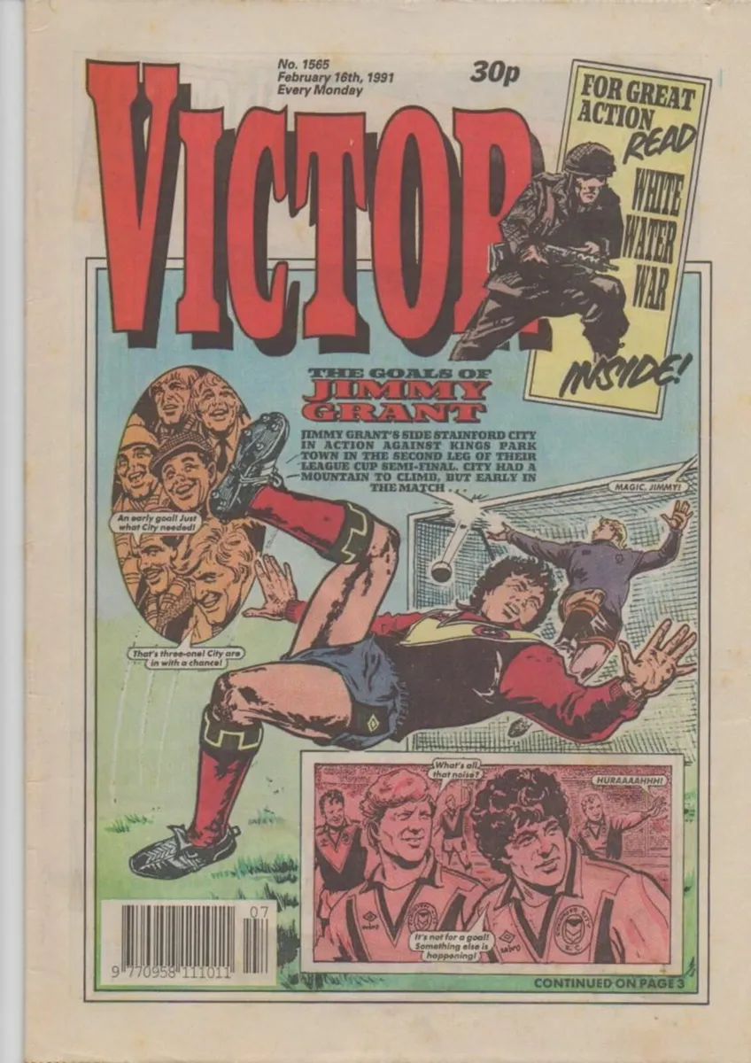 VICTOR #1565 (16TH FEB 1991) DC THOMSON UK COMIC - Image 1