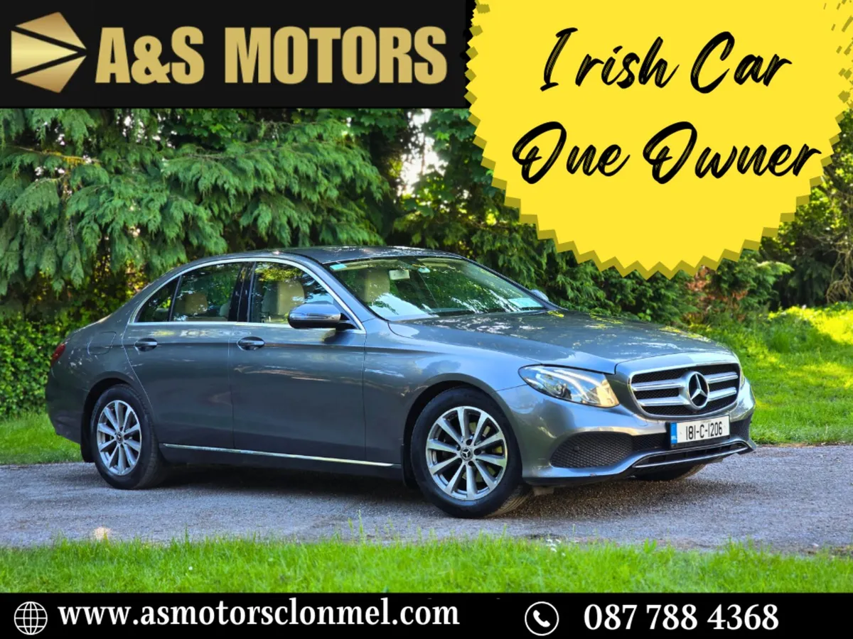 2018 MERCEDES E200d AVANTGARDE ONE OWNER - Image 1