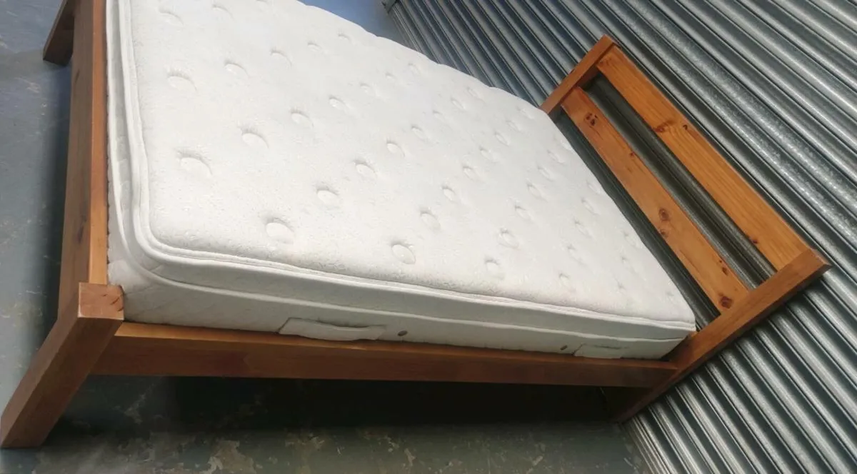 4ft small double bed & mattress * delivery - Image 4