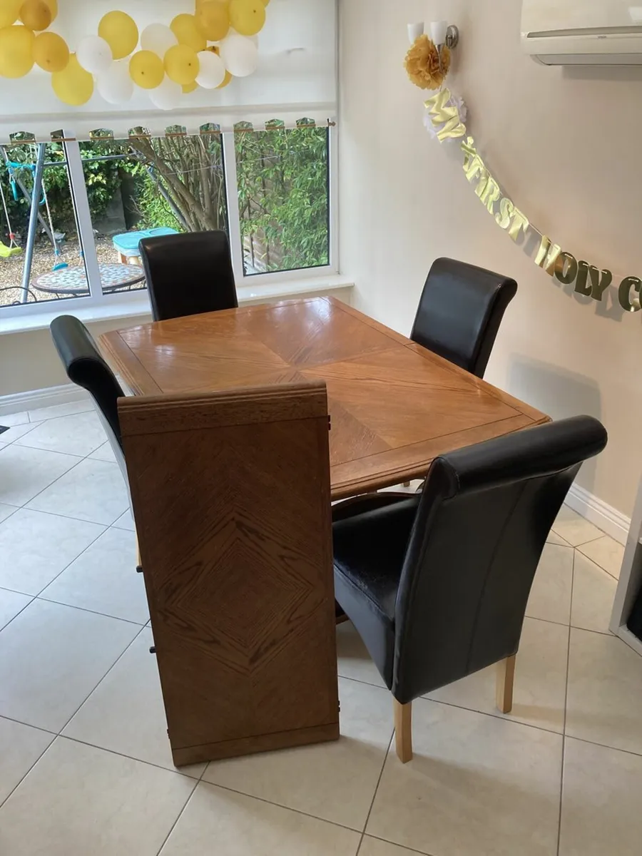 Solid Wood Table - Extendable - Image 2