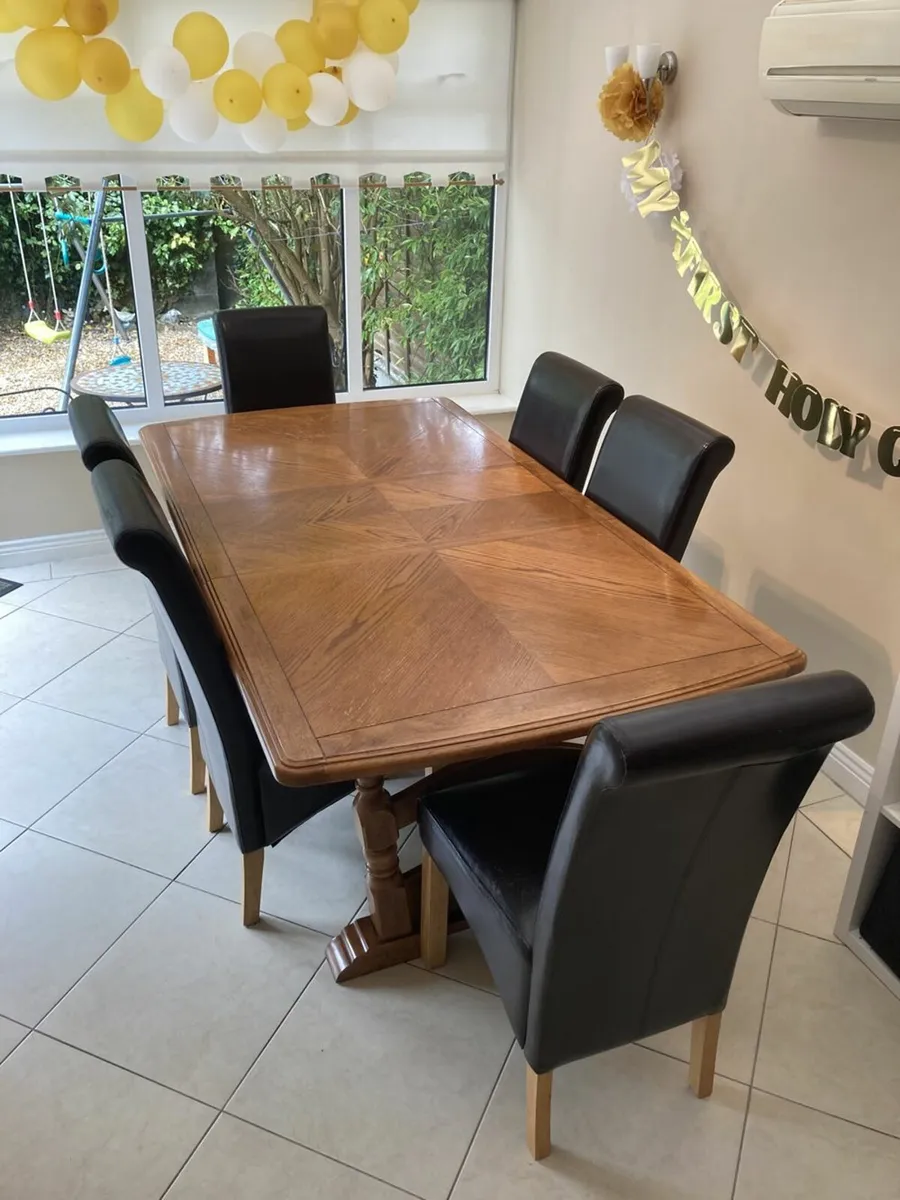 Solid Wood Table - Extendable - Image 1
