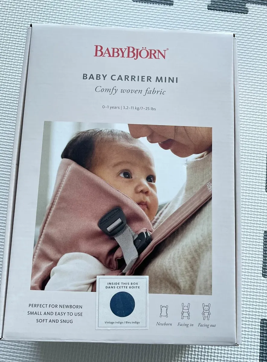 BabyBjorn Carrier – Blue Indigo - Image 1
