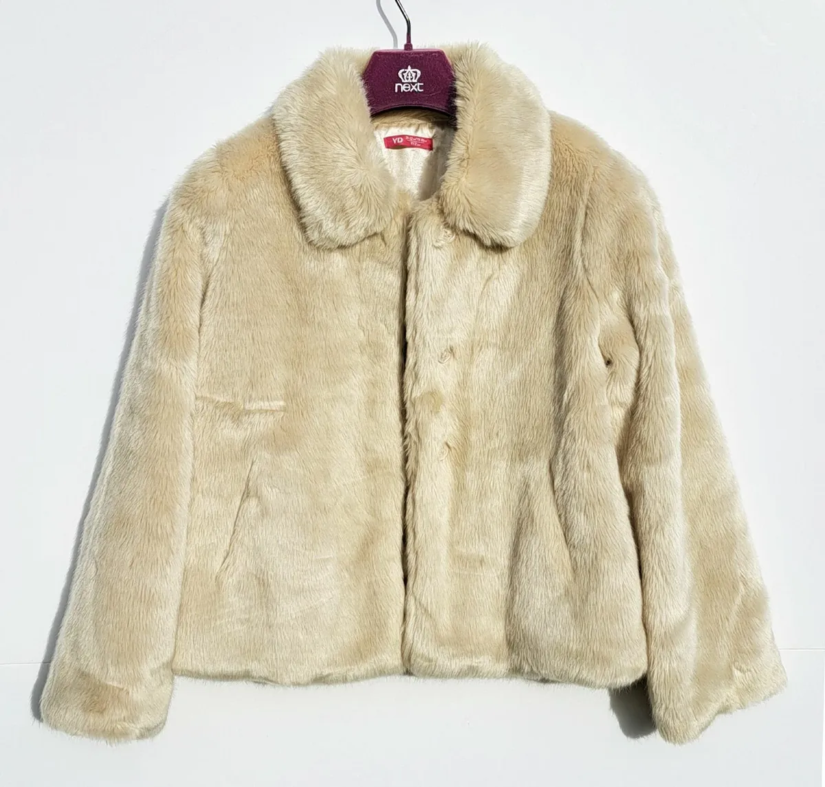 Young Dimension Faux Fur Girls Jacket Age 11-12 - Image 1