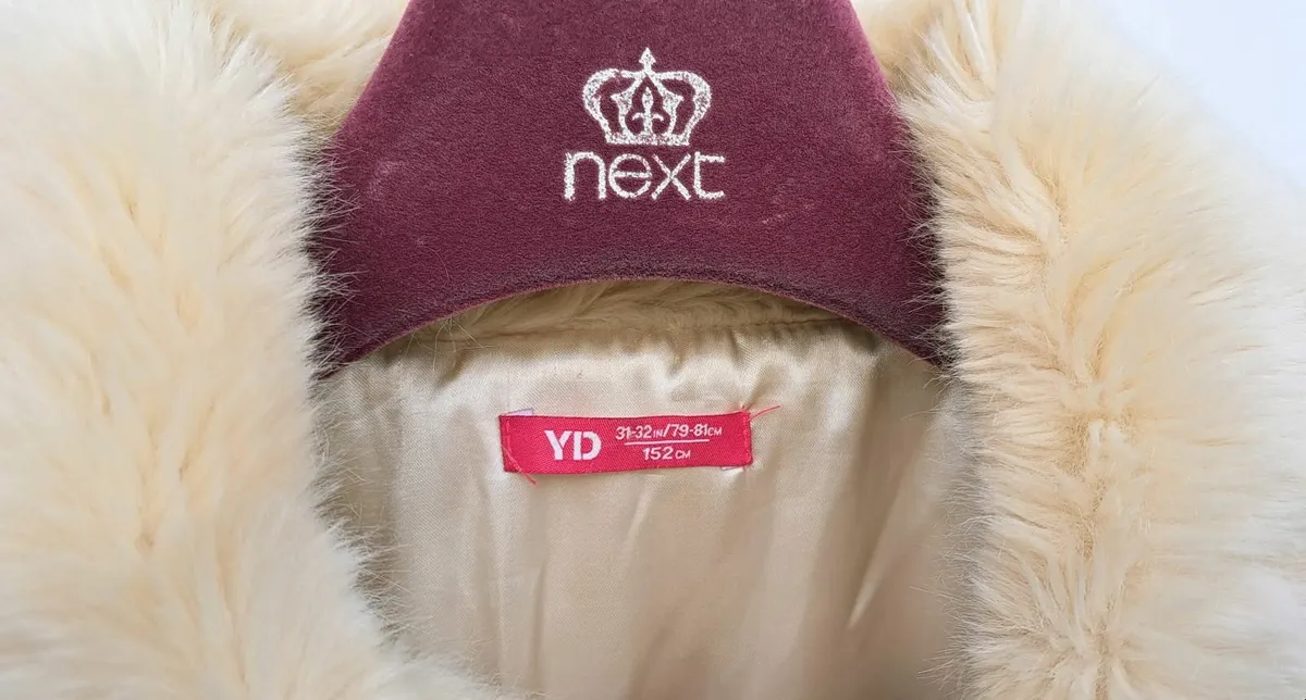 Young Dimension Faux Fur Girls Jacket Age 11-12 - Image 4