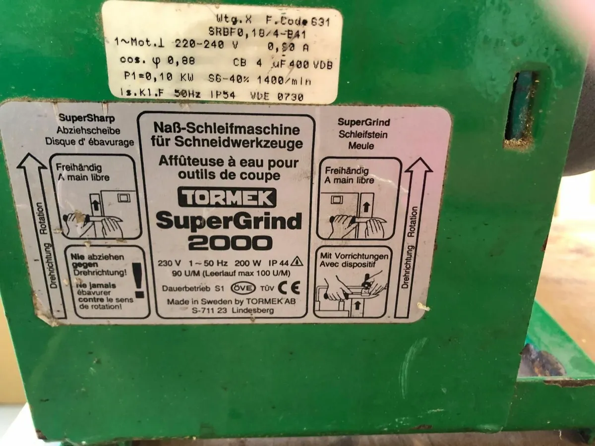 Tormek SuperGrind 2000 - Image 2