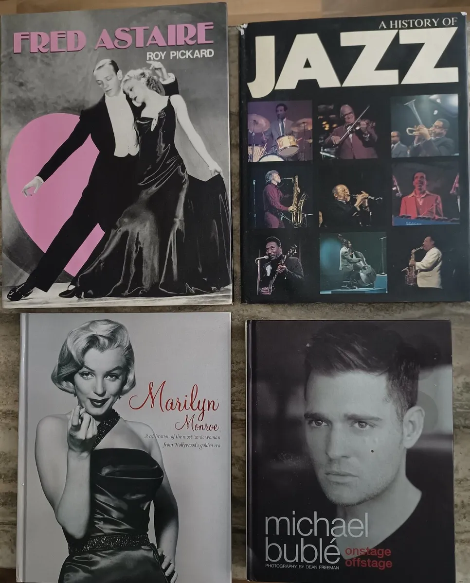 4 Hardbound Books on Jazz/Mid Century Pop - Image 1