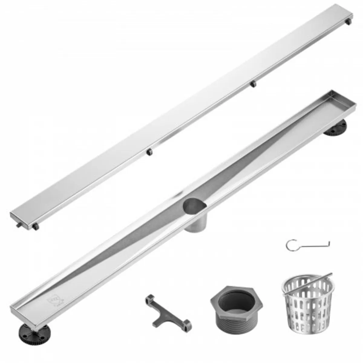914mm Linear Shower Drain Offset with Tile Insert - Image 1