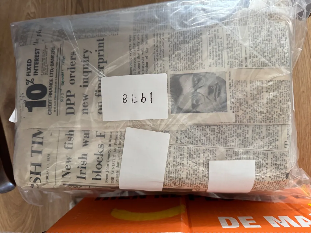Collection of Irish Times Front Pages 1978 to 2025 - Image 4