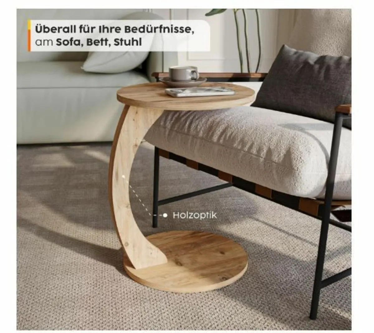 Coffee Table with Wheels - Image 3