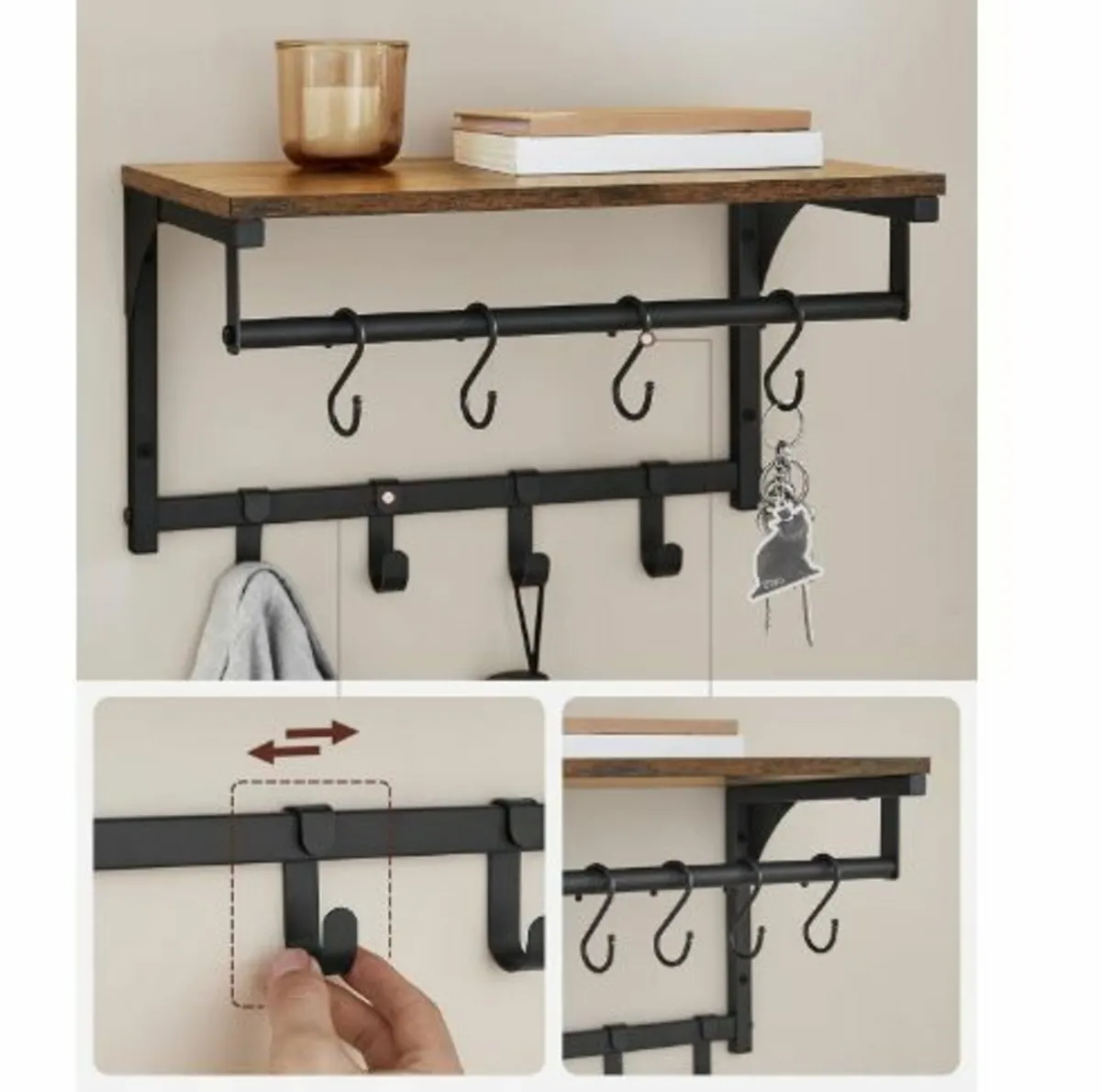 Wall Mounted Coat Rack Furniture - Image 4