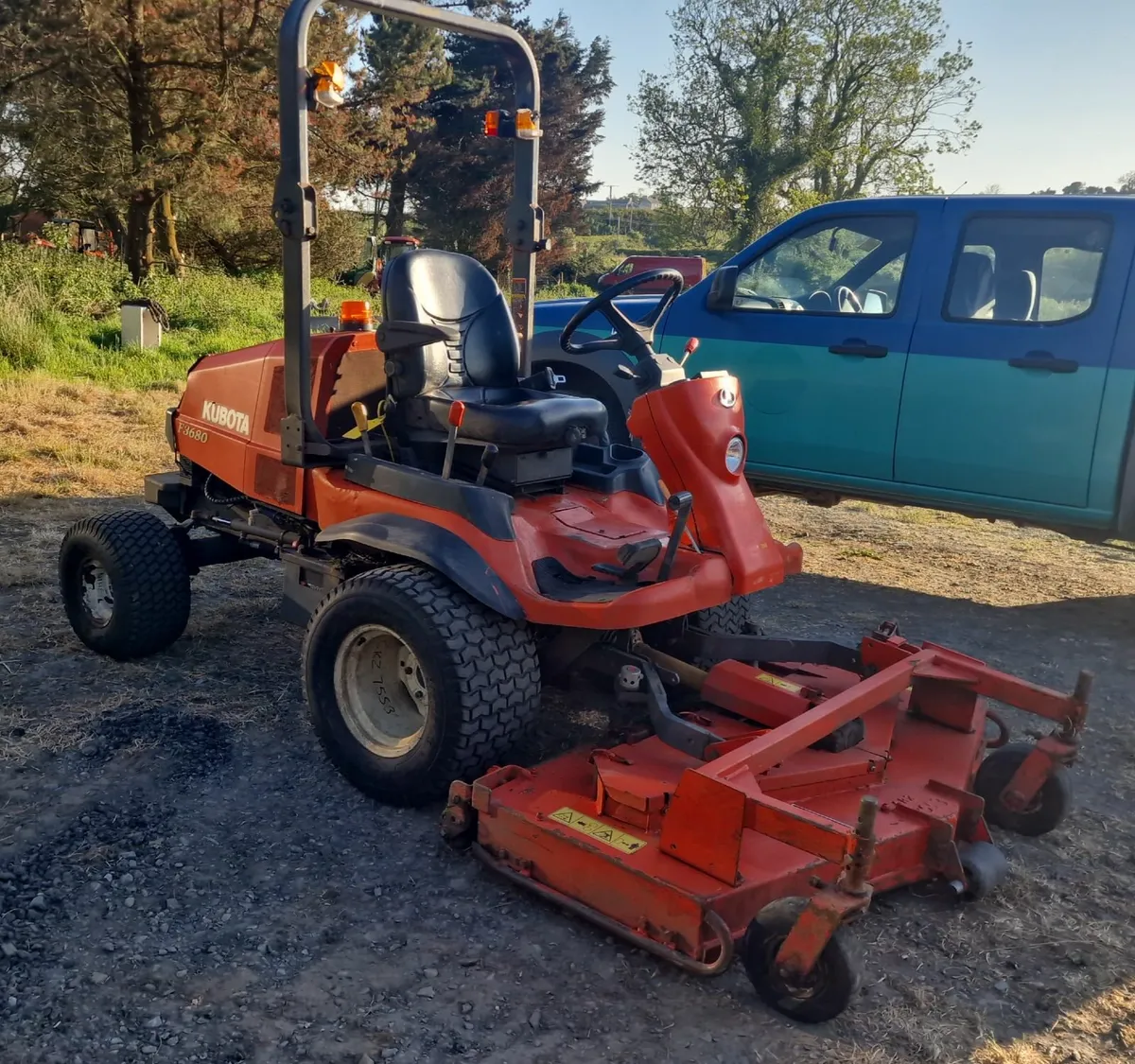 Kubota 36hp ride on mower lawnmower - Image 1