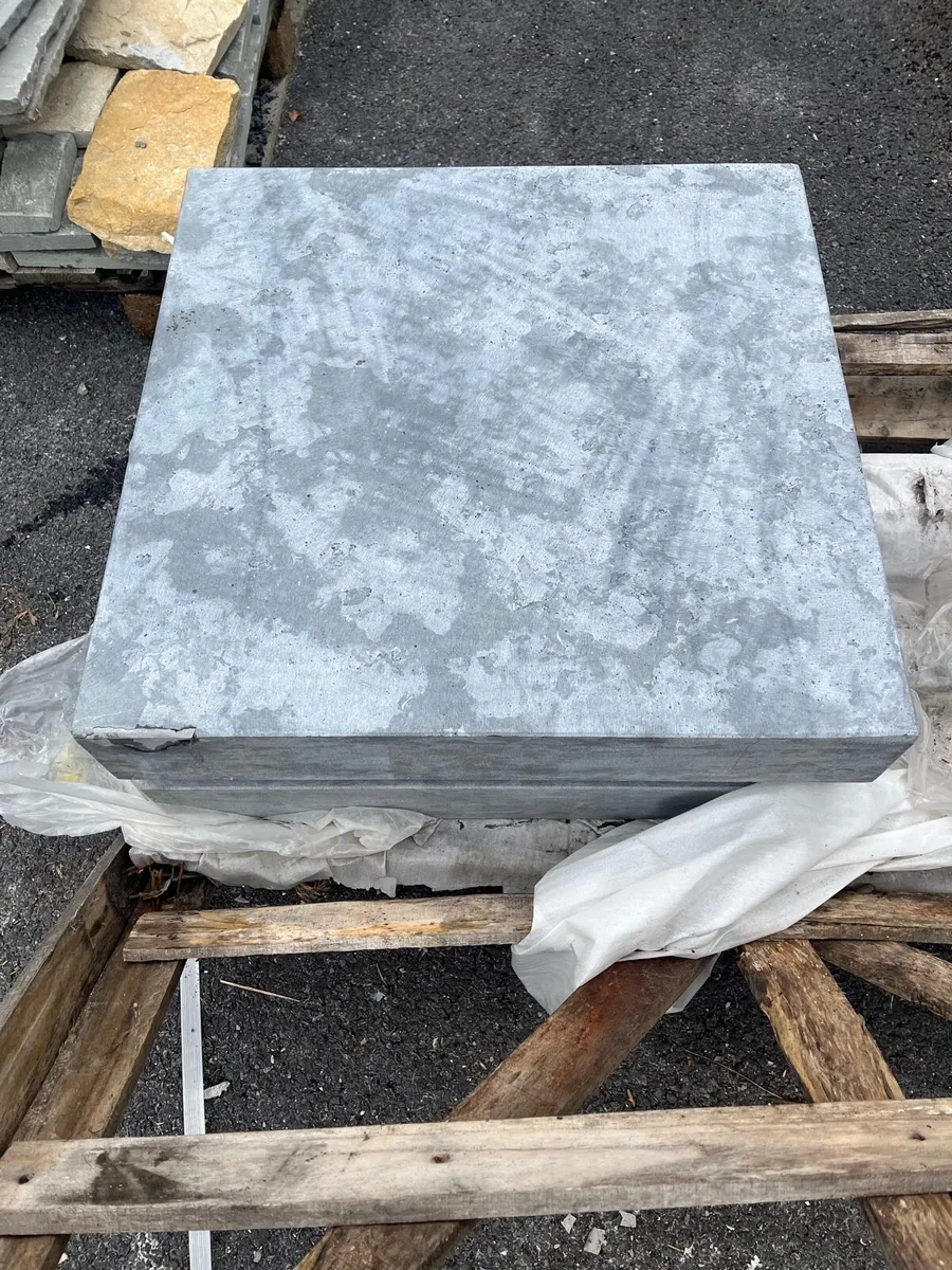 Limestone Pillar Caps - Image 1