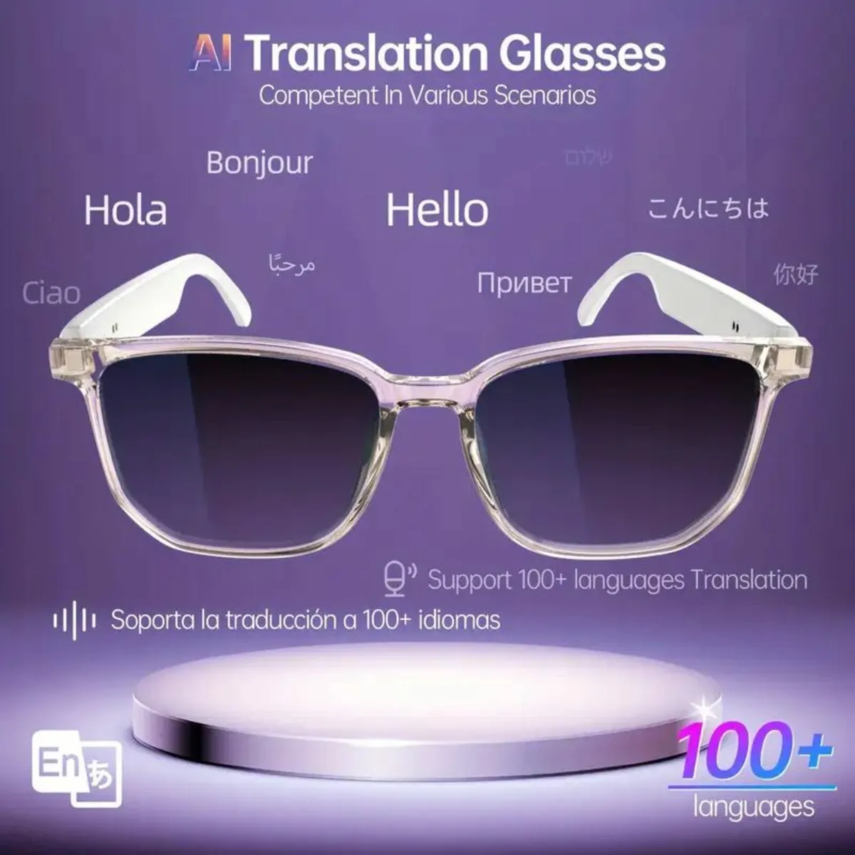 LIFEBEE 2025 AI Translator Smart Wireless Glasses - Image 2