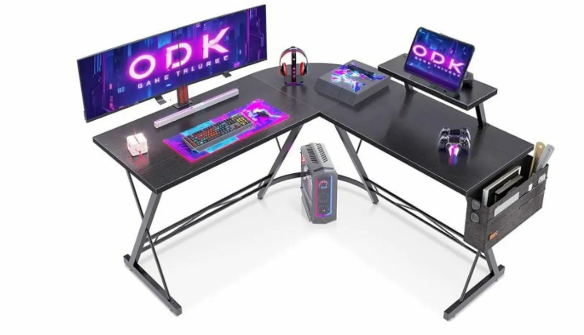 Gaming Table, Gaming Desk Corner - Image 1