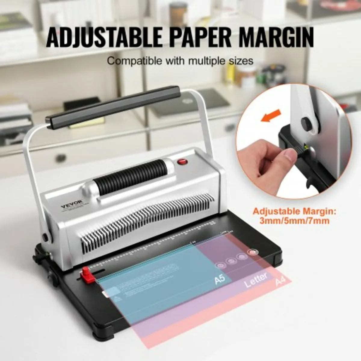 Manual Book Maker with Electric Binding, 46-Holes - Image 2