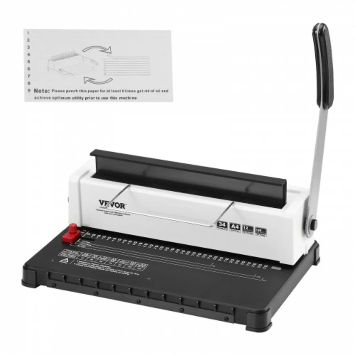 Coil Spiral Binding Machine, Manual Book Maker 34- - Image 1
