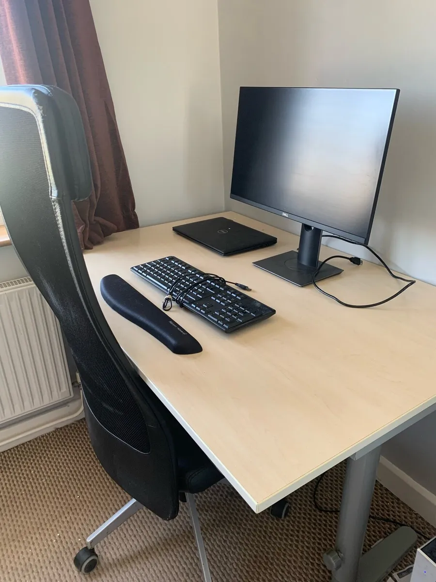 Desk + Office Chair - Image 1
