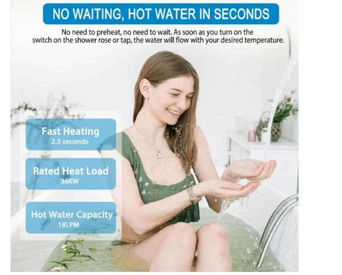 18LPM Gas Instantaneous Water Heater, 36KW - Image 2