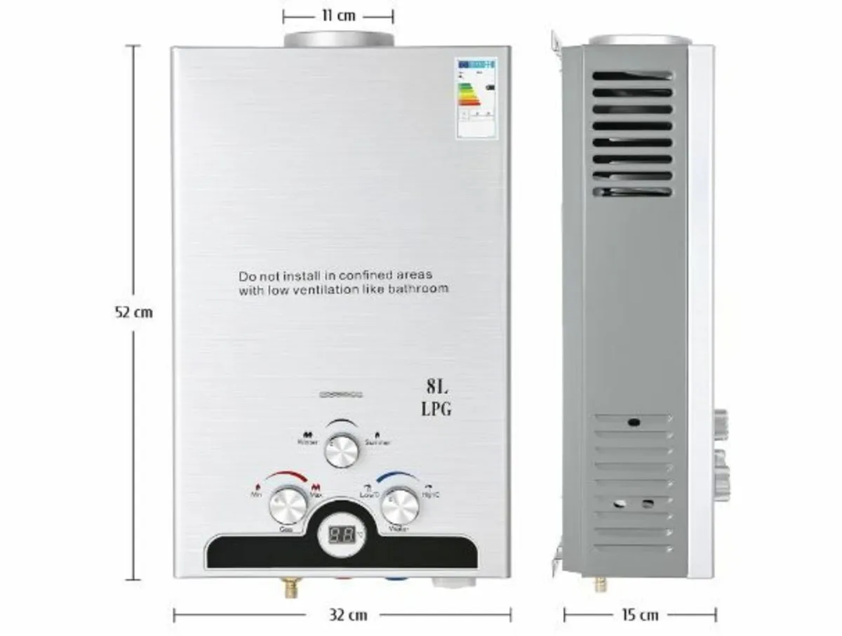 Gas Instantaneous Water Heater LPG - Image 2