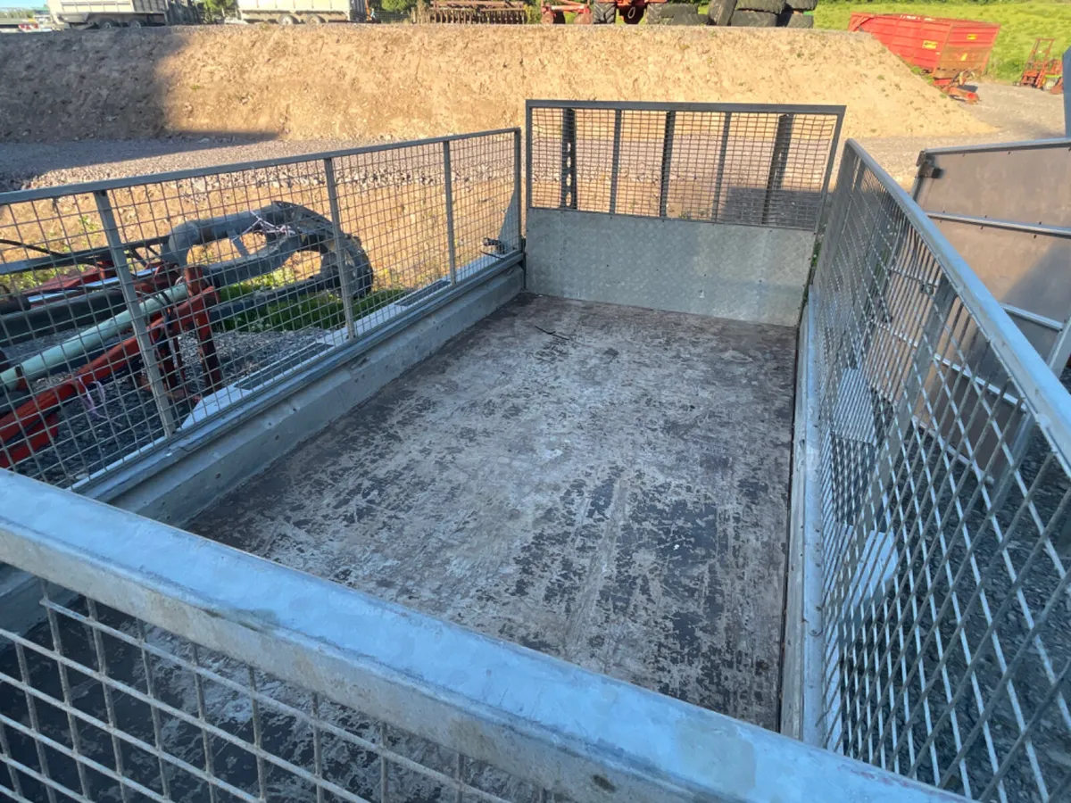 Ifor Williams 12ft x 6ft plant trailer mesh sides - Image 3