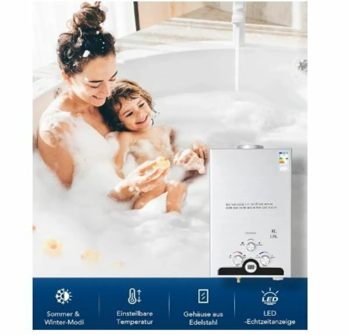 Gas Instantaneous Water Heater LPG - Image 3