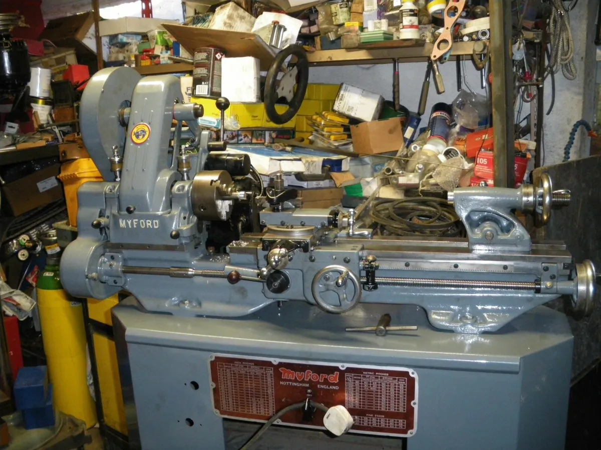 Myford lathe 240v # Can deliver# - Image 1