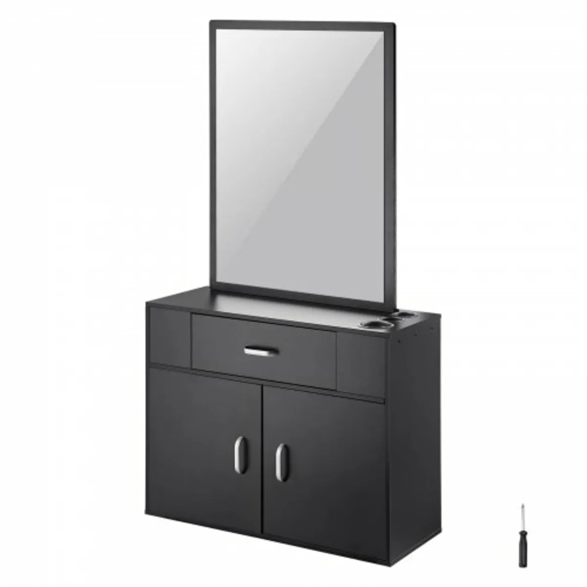Salon Storage Cabinet, Wall Mounted Barber Salon S - Image 1