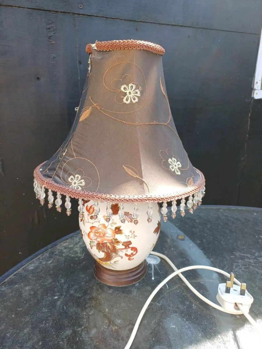 Vintage Mandalay Mason Table Lamp - Image 4
