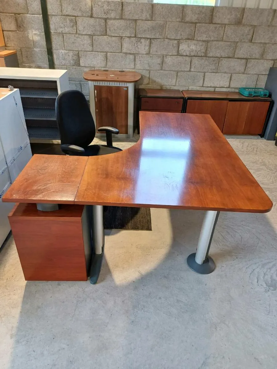 Chestnut Office Desk - Image 2